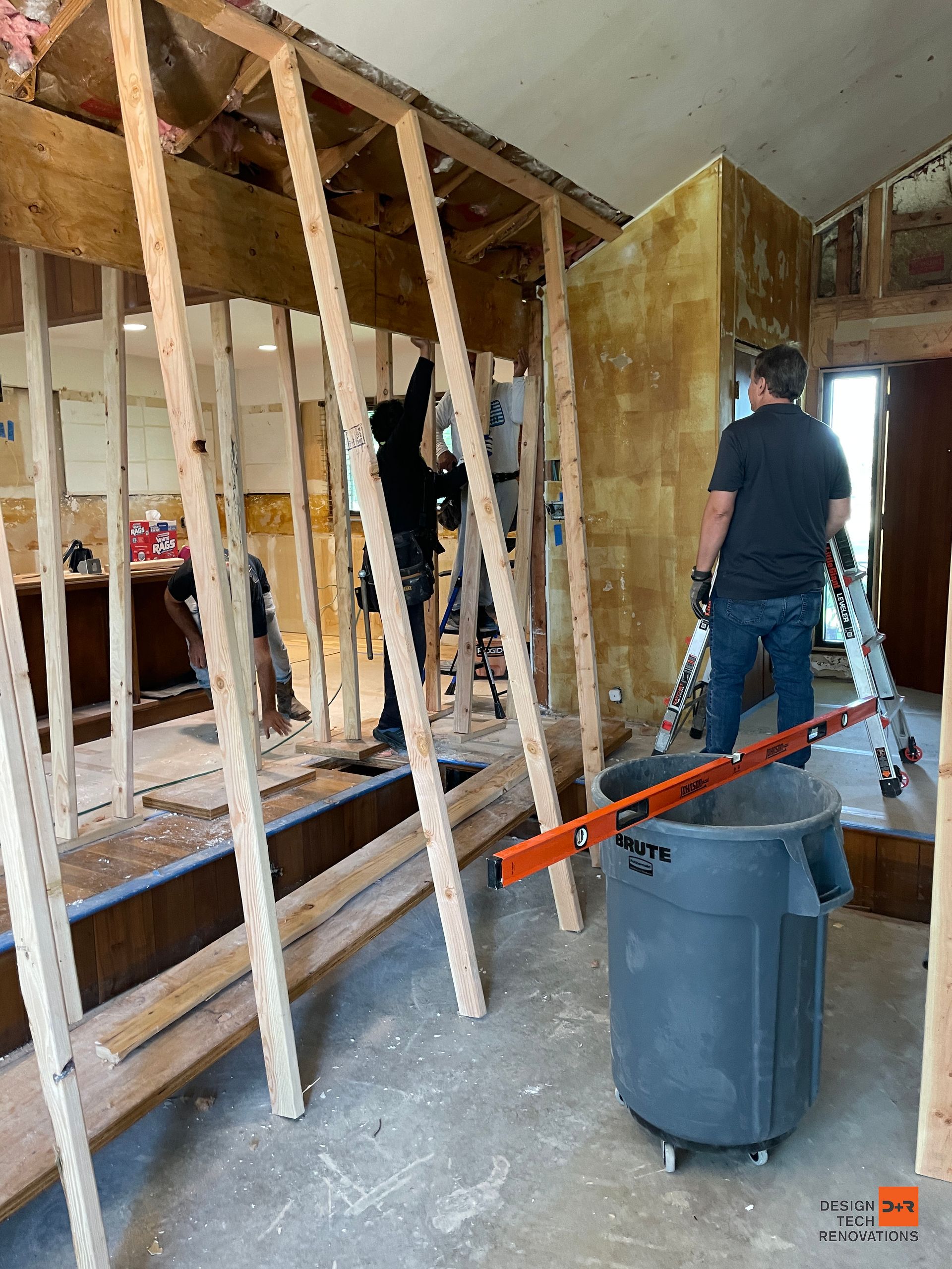 Broken Arrow Whole Home Remodel Structural Beam Replacement