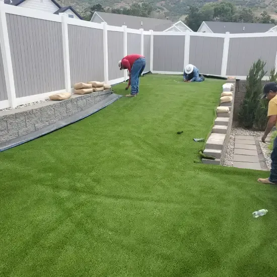 Custom golf putting green design in Ogden UT enhancing backyard recreation with professional style turf layouts