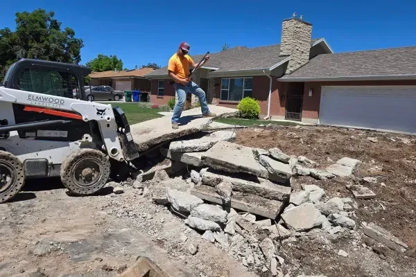 Driveway excavation services in Ogden UT preparing residential properties for new driveway installation and construction