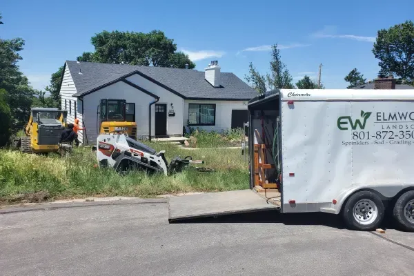 Land clearing services in Ogden UT removing brush debris and overgrowth for new landscape or construction projects