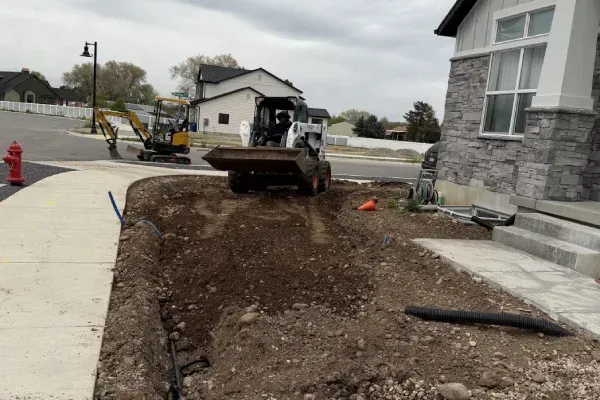Yard drainage solutions in Ogden UT preventing standing water and protecting residential landscapes