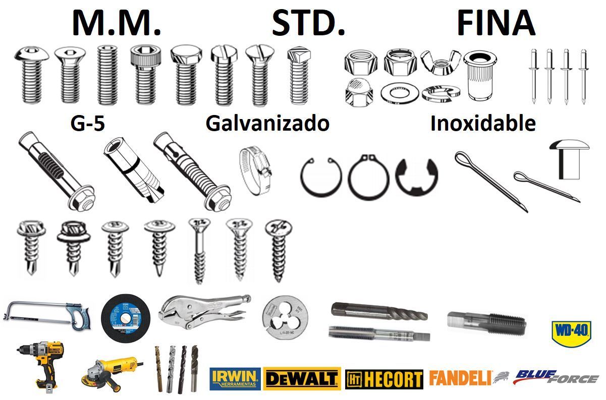 Tornillería en general