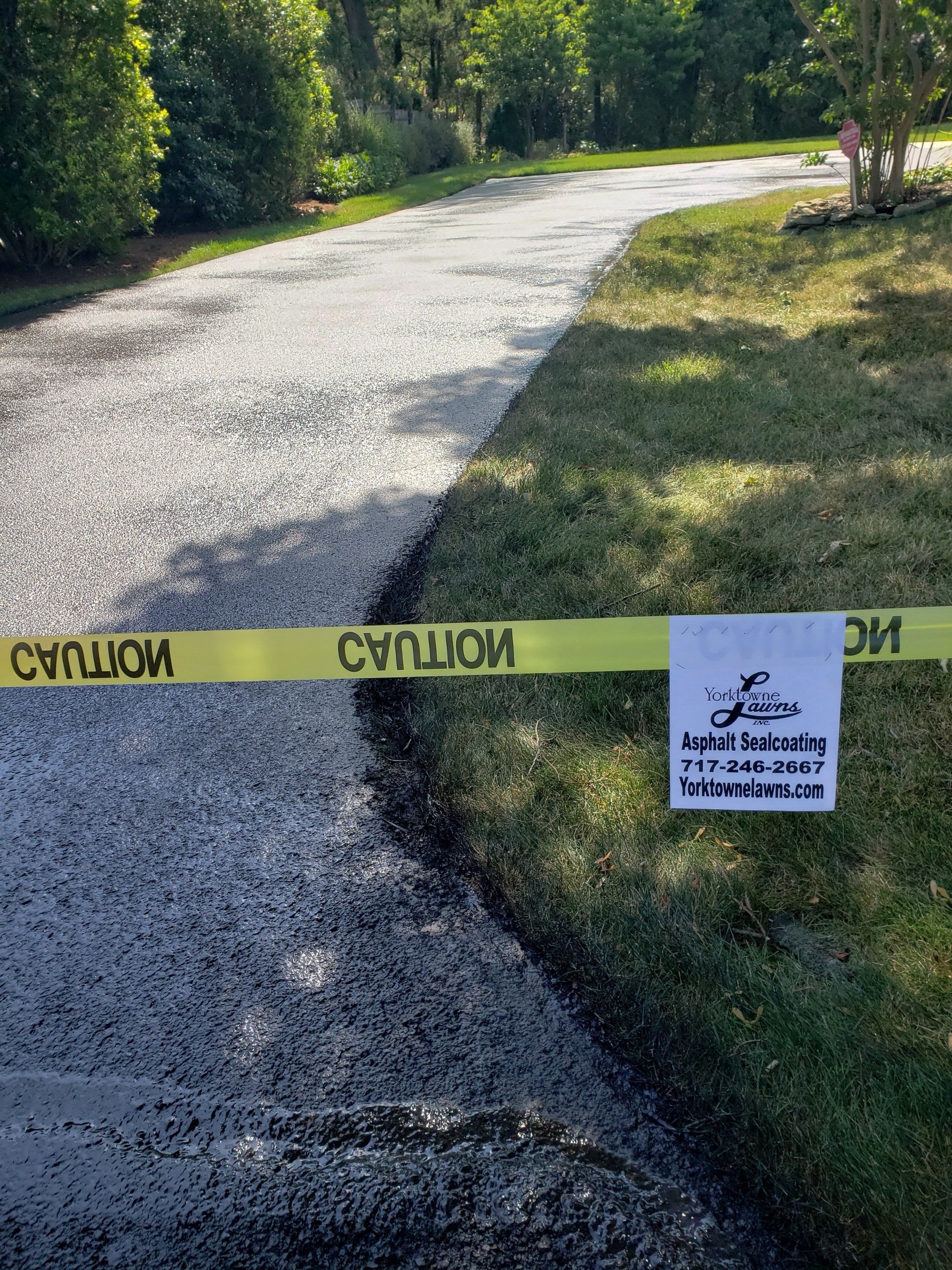 Driveway Sealcoating — Windsor, PA — Yorktowne Lawns Inc.