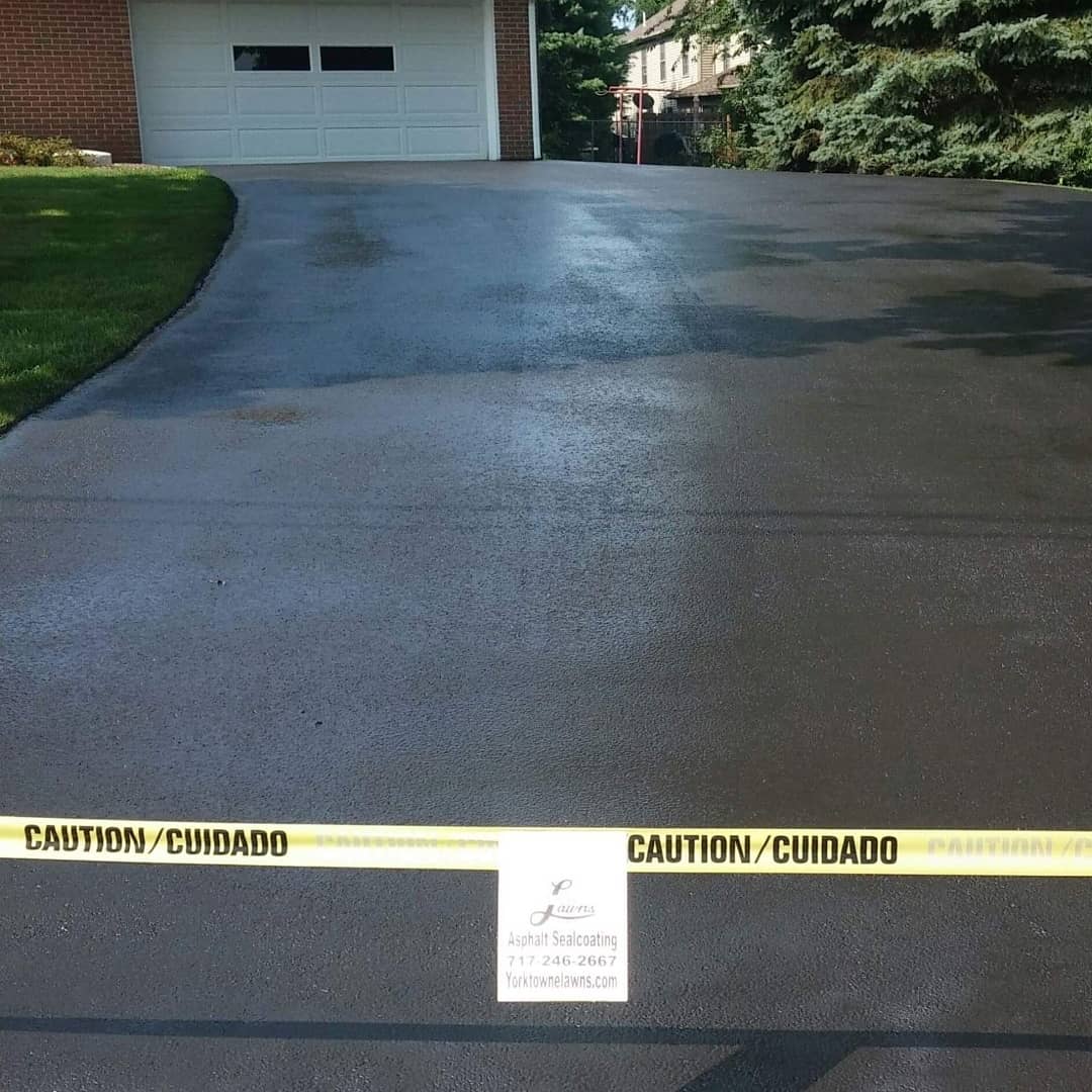 Driveway Asphalt Sealcoating — Windsor, PA — Yorktowne Lawns Inc.