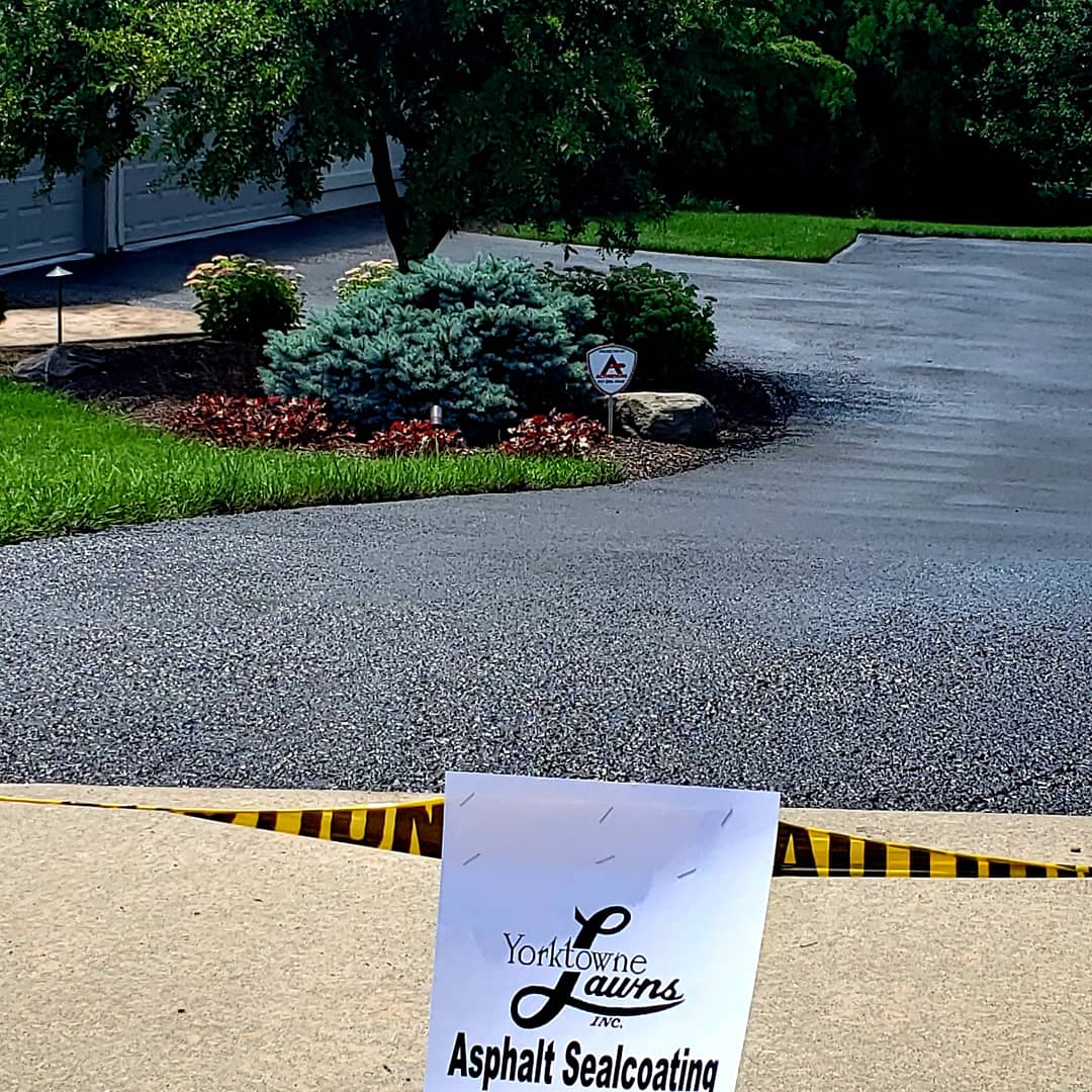 After Asphalt Sealcoating — Windsor, PA — Yorktowne Lawns Inc.