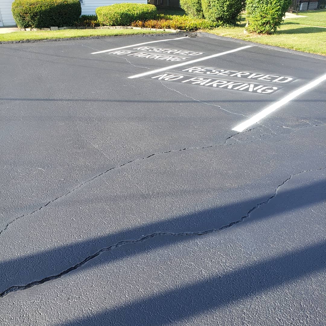Damaged Pavement — Windsor, PA — Yorktowne Lawns Inc.