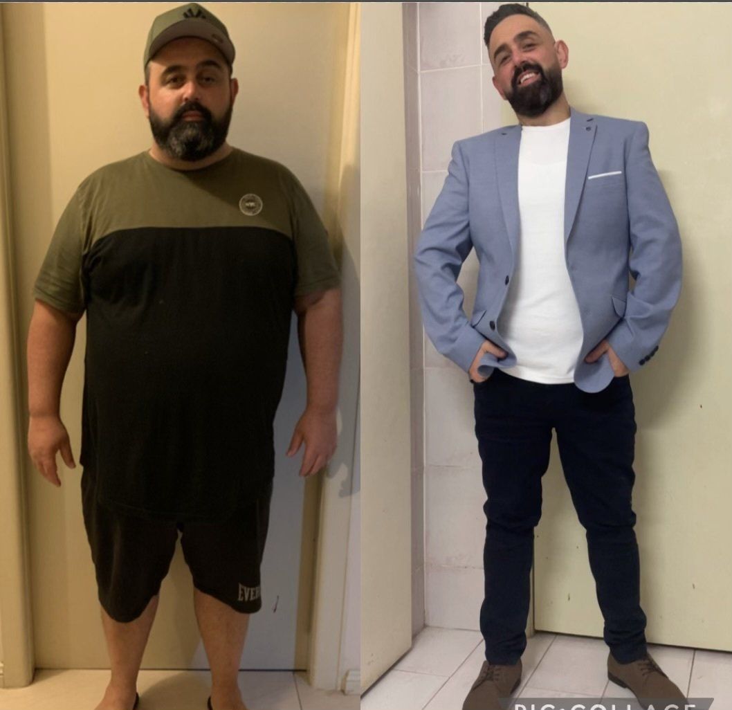 weight loss before and after