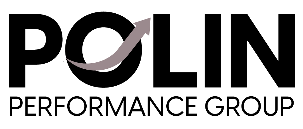 POLIN Performance Group logo in black and gray text