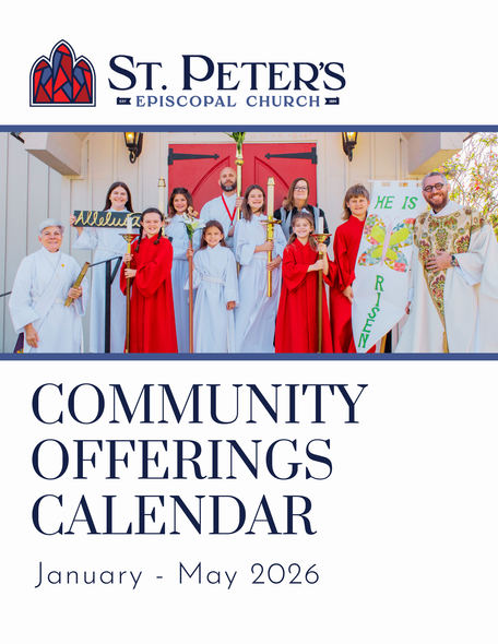 Click here for our 2026 Community Offerings Calendar!