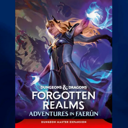 A book cover for dungeons & dragons forgotten realms adventures in faerun