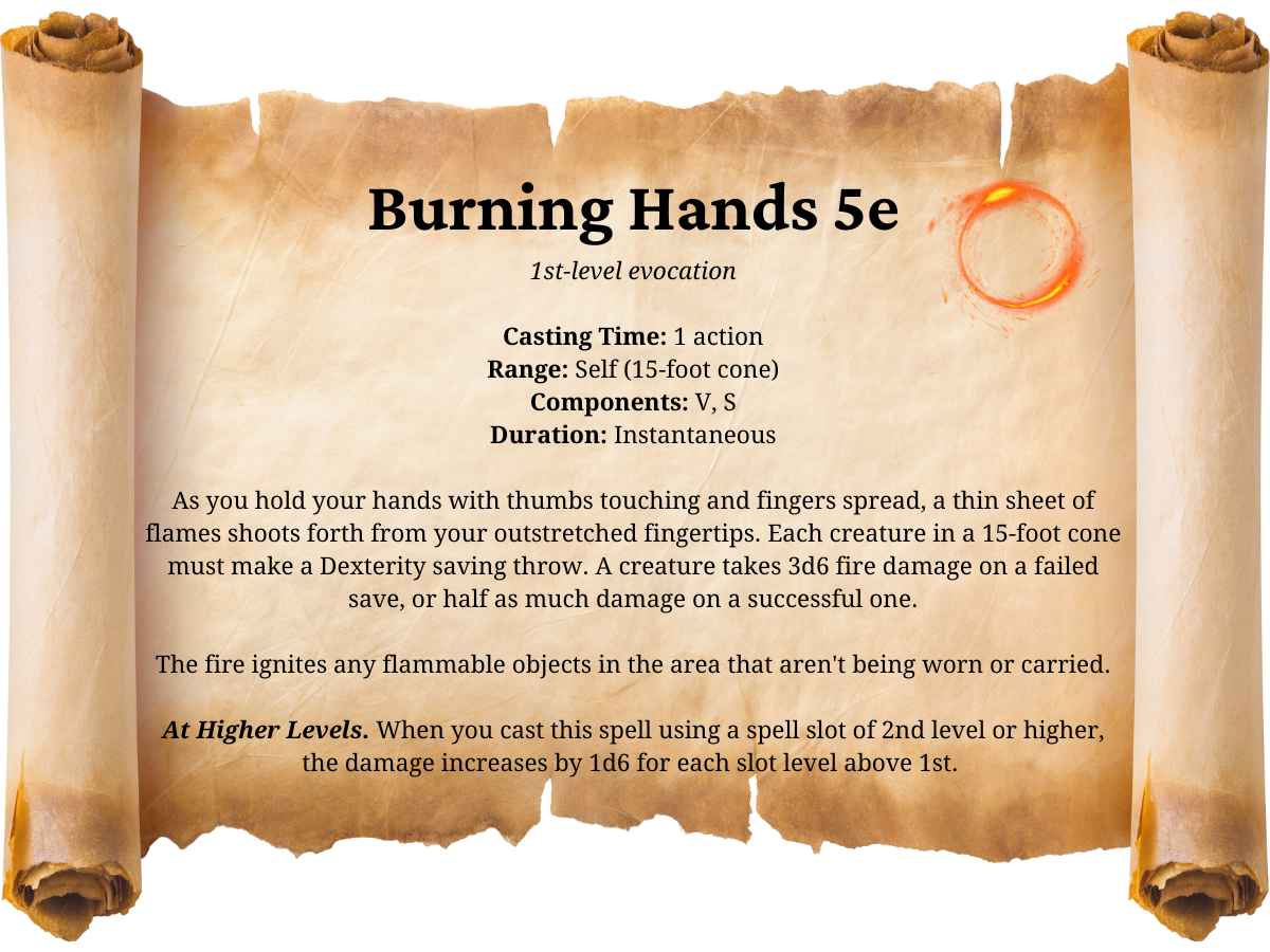 Burning Hands 5e
