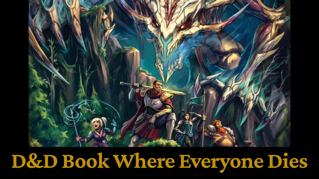 Group of fantasy figures facing a large, monstrous dragon in a forest. Group of fantasy figures facing a large, monstrous dragon in a forest.