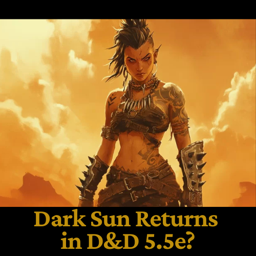 Woman in armor, mohawk, tattoos, and spiky gauntlets.