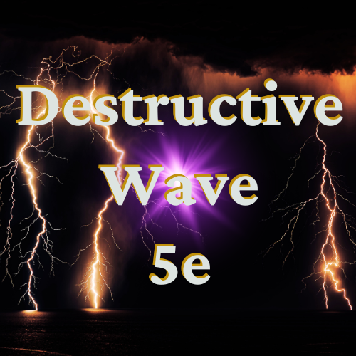 Destructive Wave 5e DnD Spell