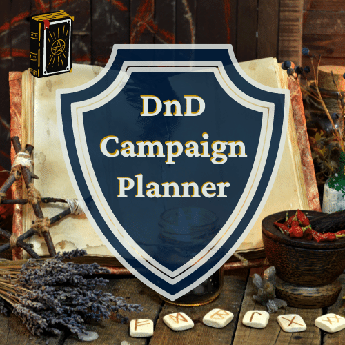 Dnd Campaign Planner Template