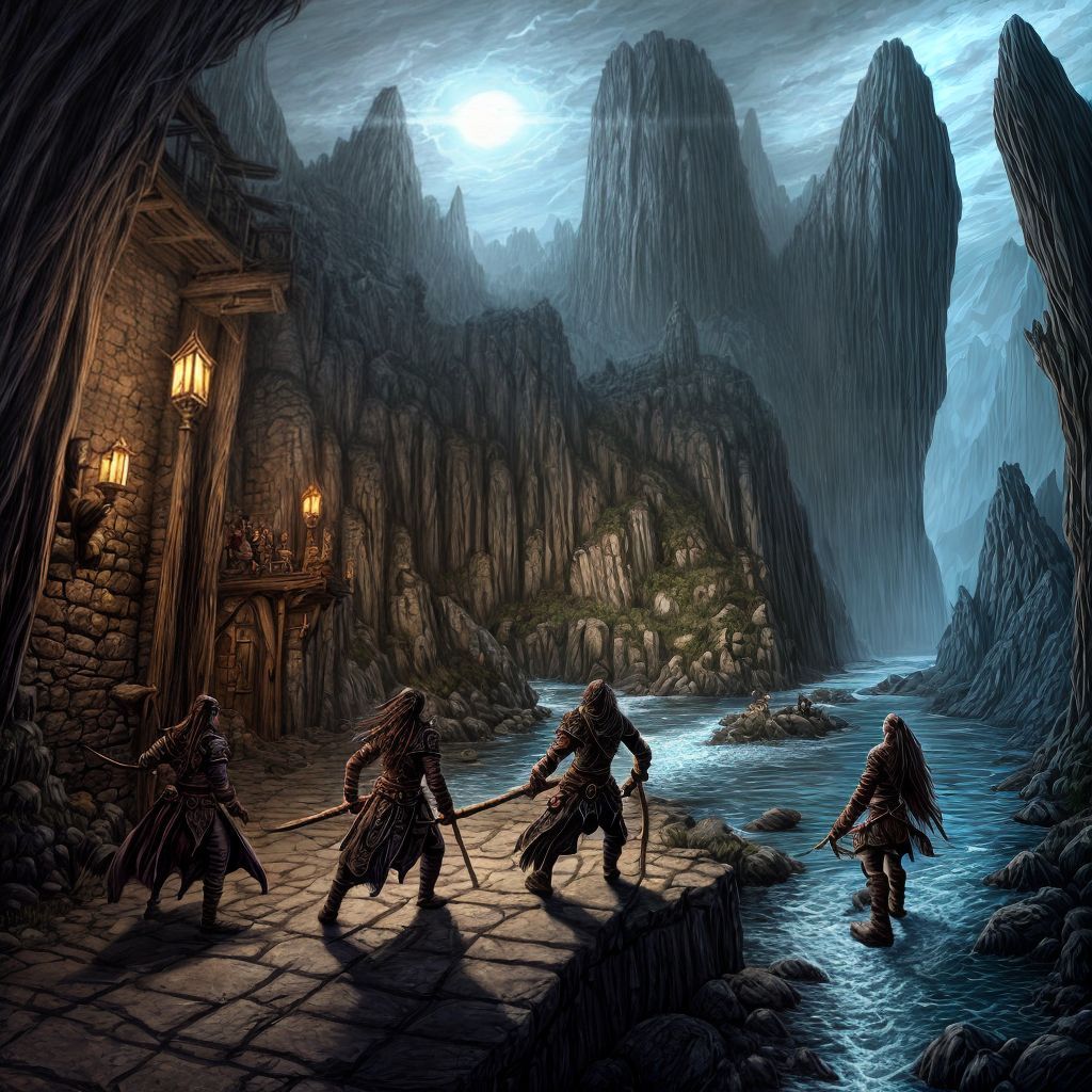 Dungeon a Day - Cragcoast Waterway Art