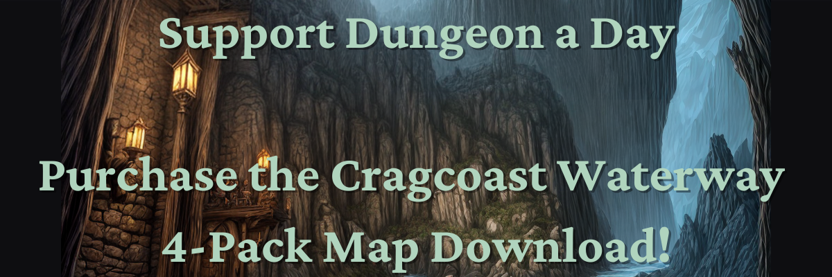 Dungeon A Day Cragcoast Waterway Shop Promo