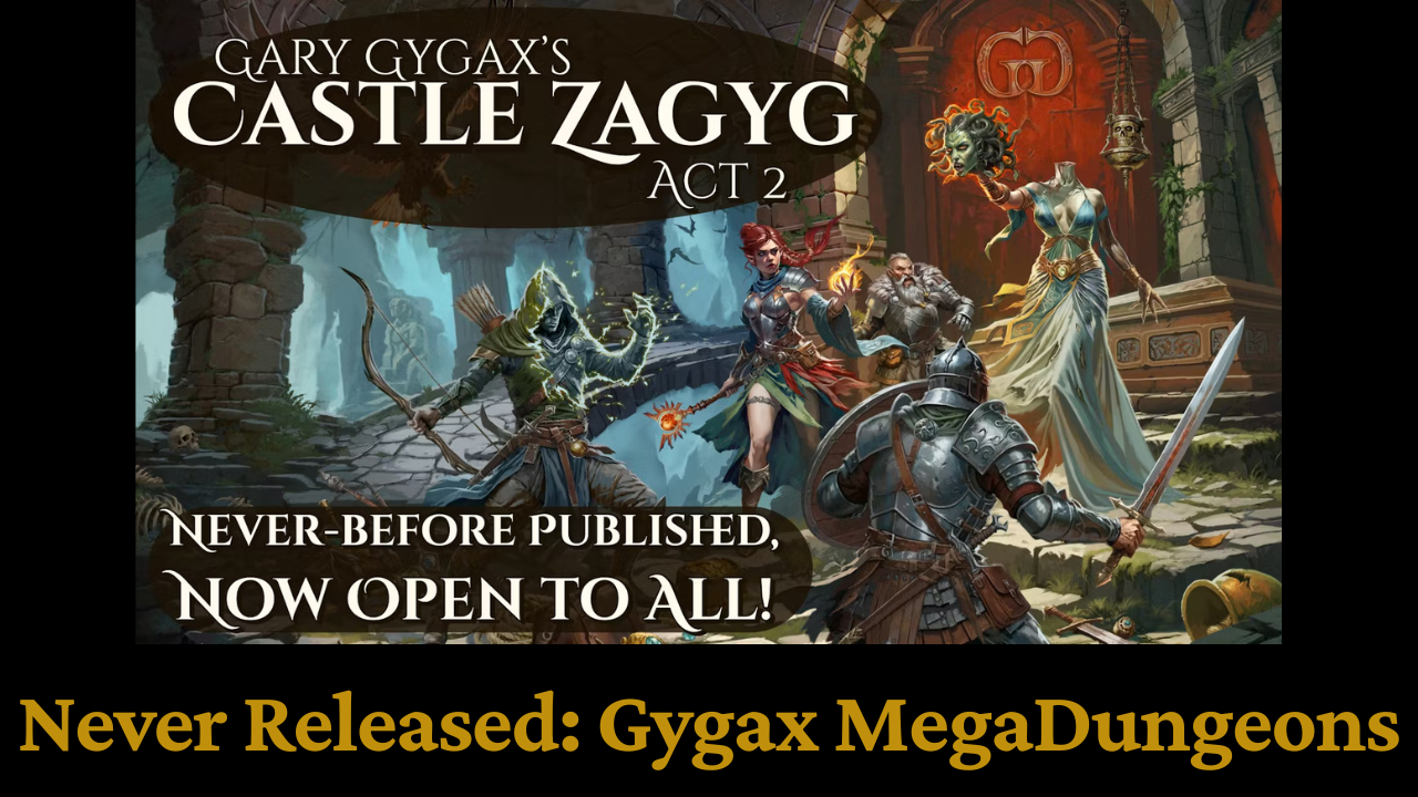 Promotional art for Gary Gygax’s Castle Zagyg