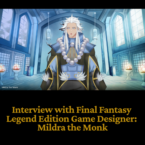 An anime-style character with long white hair