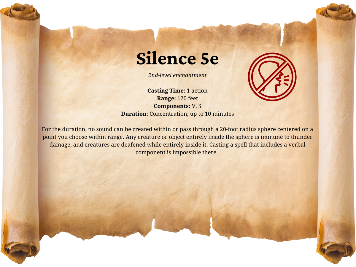 Silence 5e Spell Effect