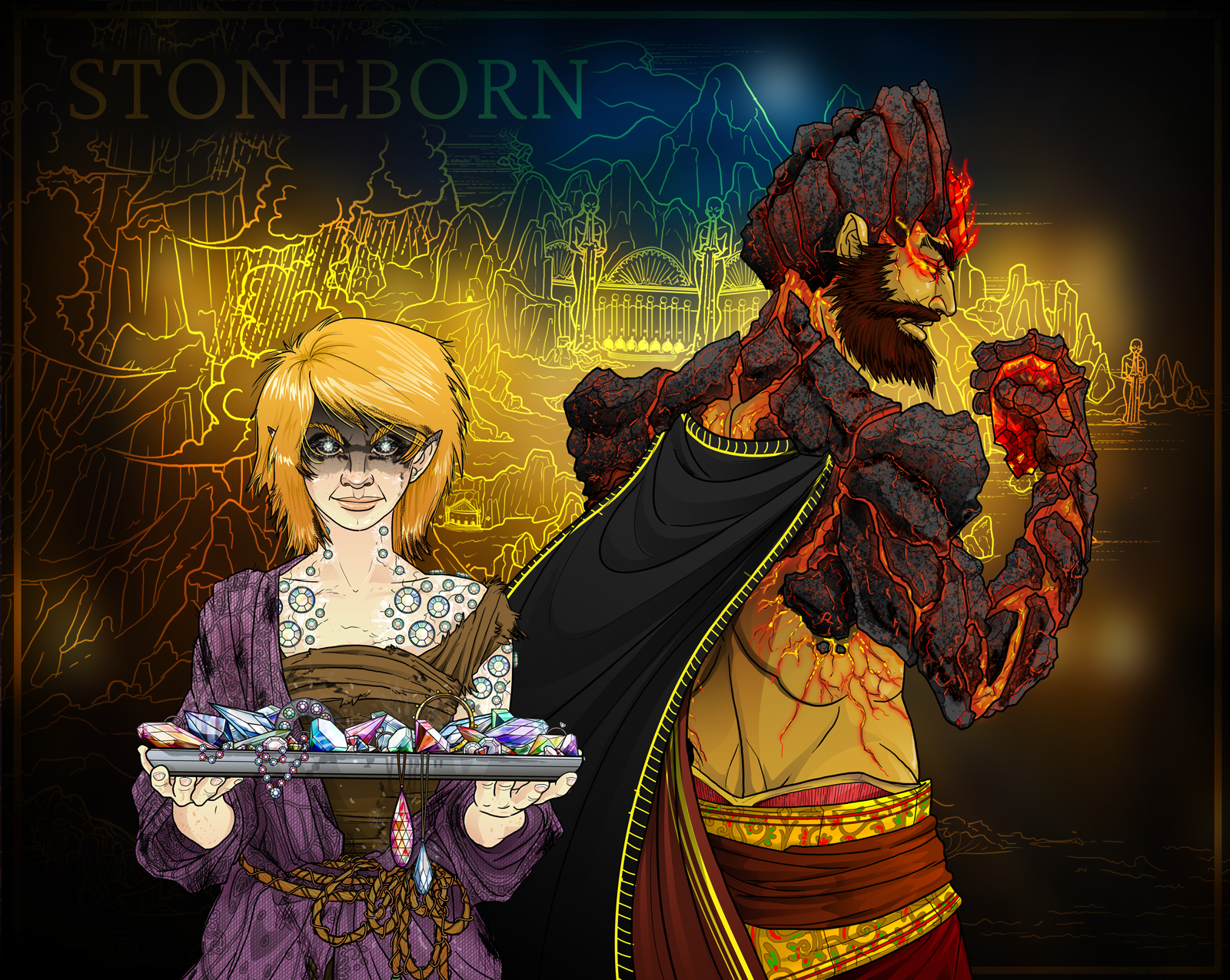 Stoneborn Art Eternity TTRPG