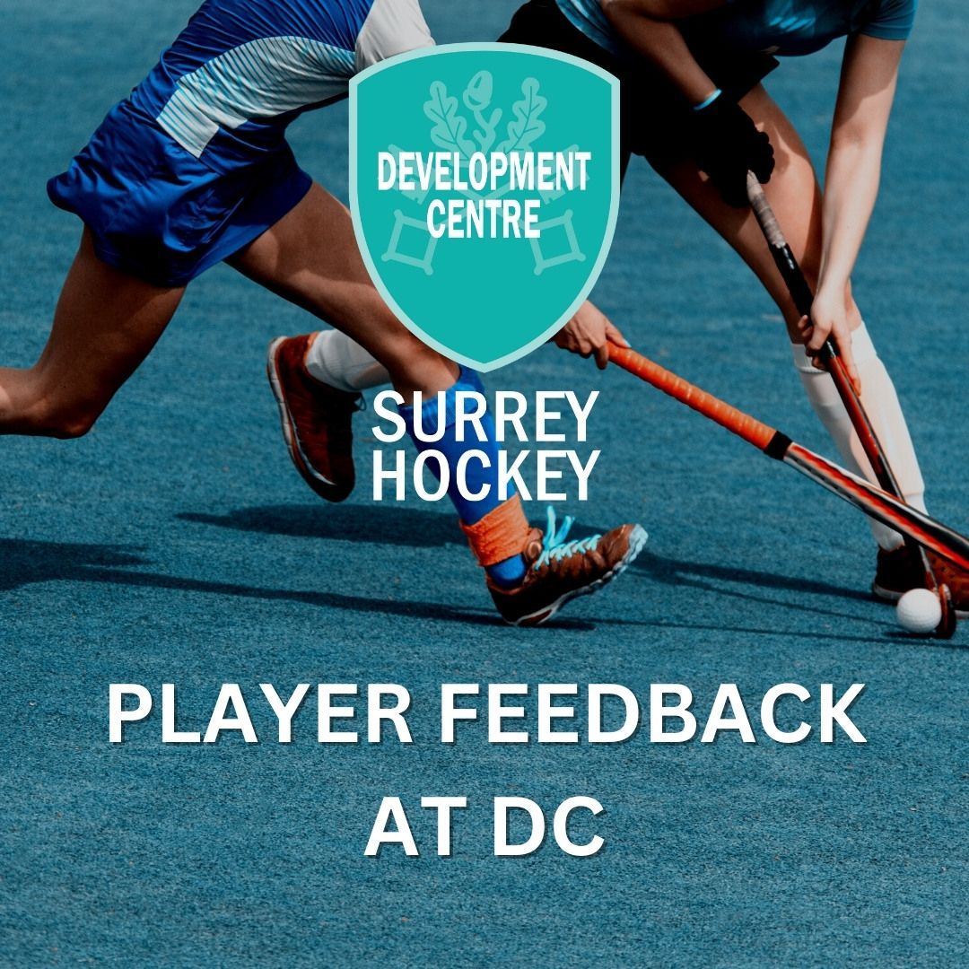 A poster for the surrey hockey development centre