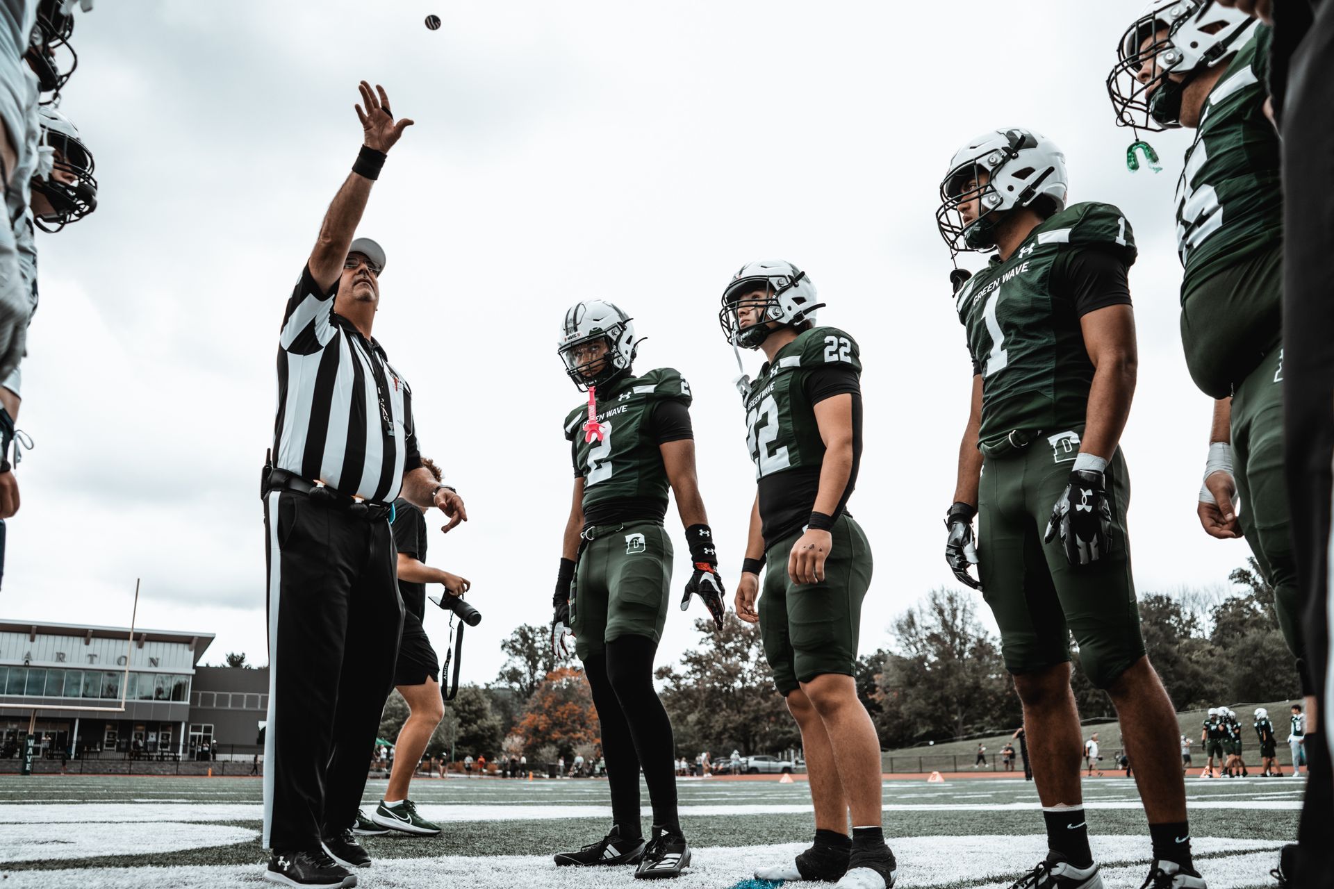 Coin toss.