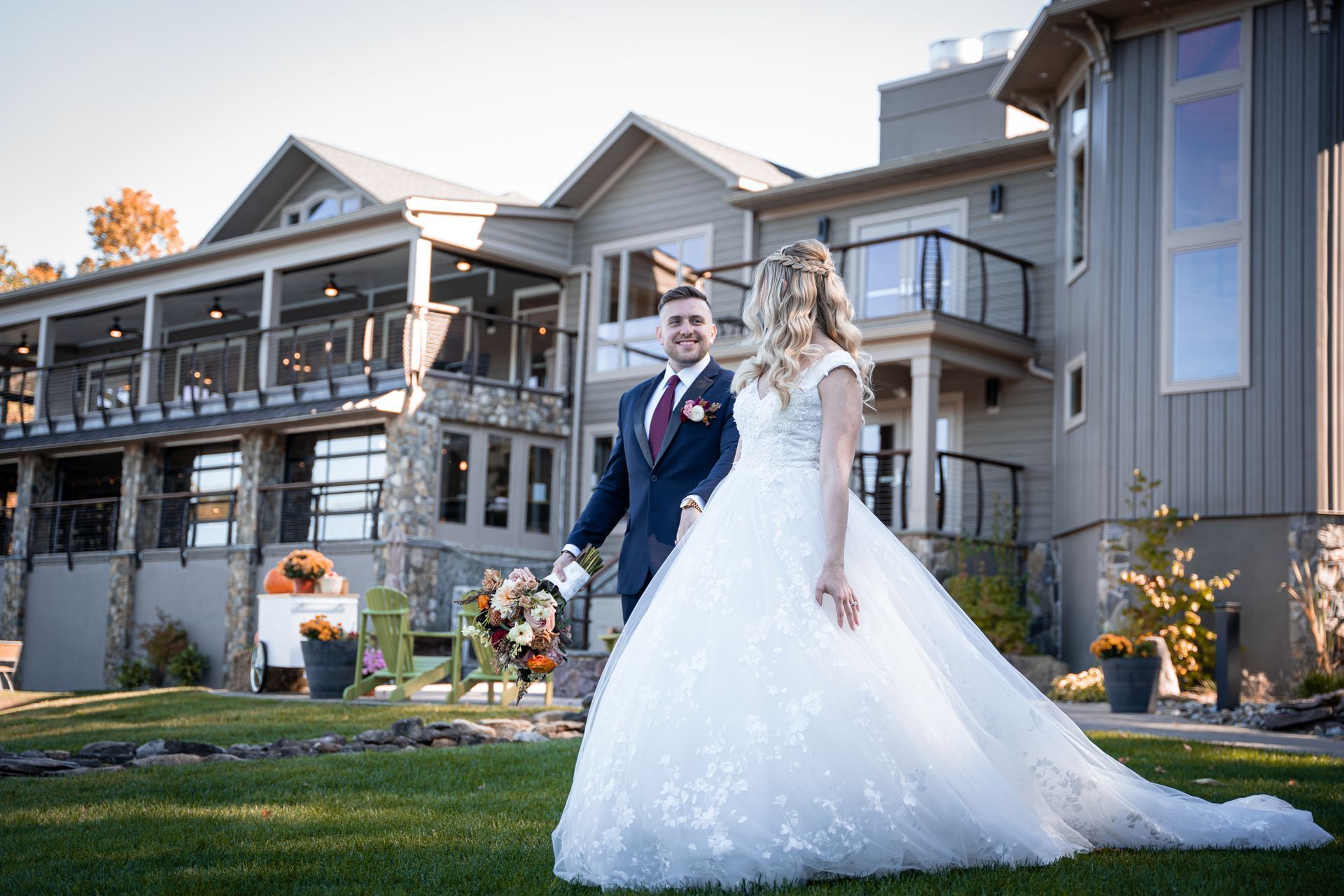 Groom and bride.