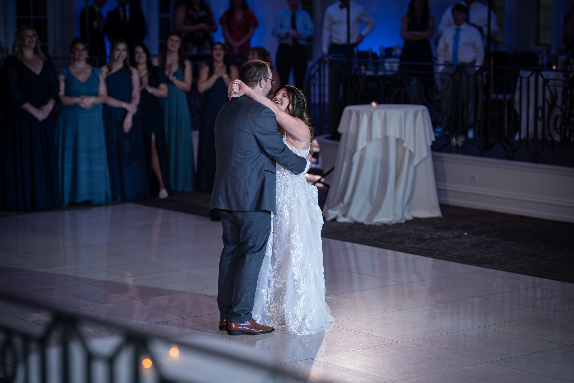 Groom and bride.