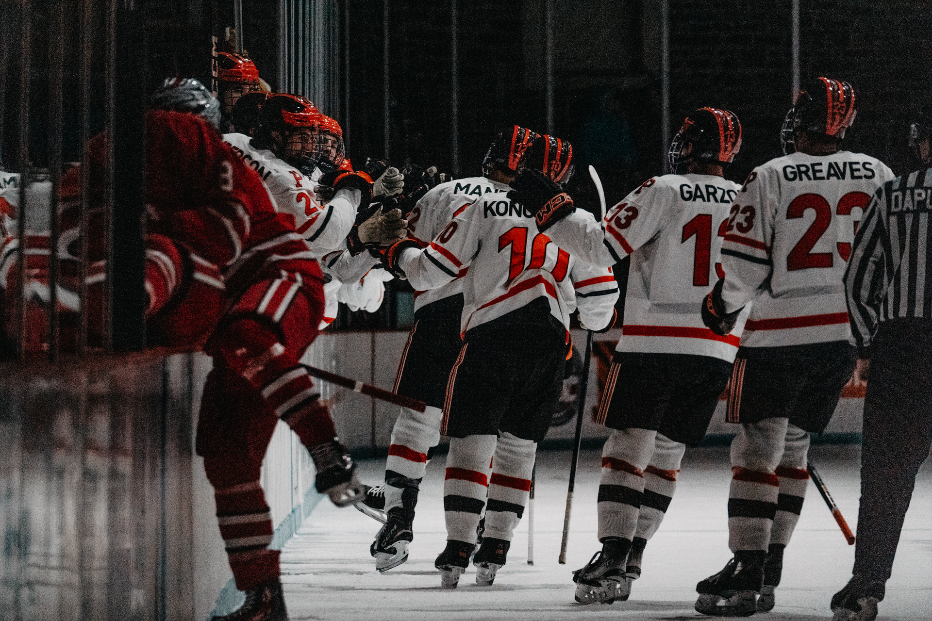 Goal celebration.