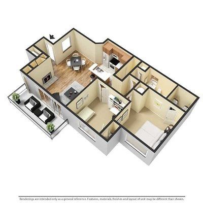 The Apartments At Sunset Floor Plans | Frederick Apartments for Rent