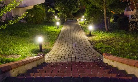 Solar Lights - landscaping in Sewell, NJ