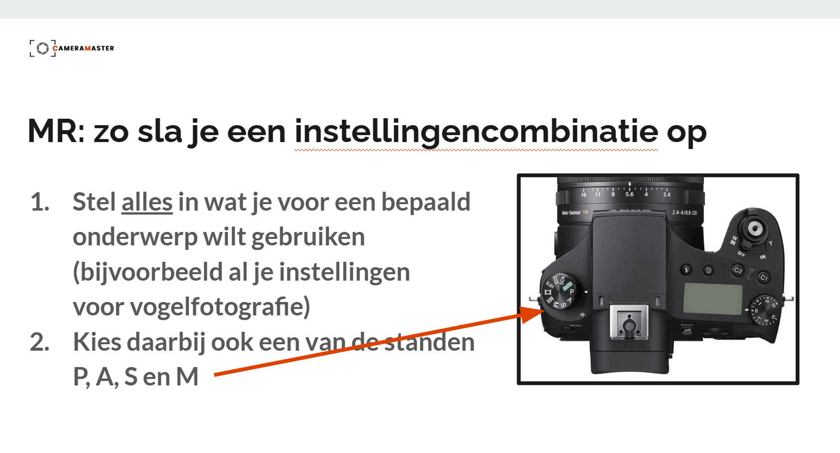 Cursus Sony RX10 IV in 20 lessen