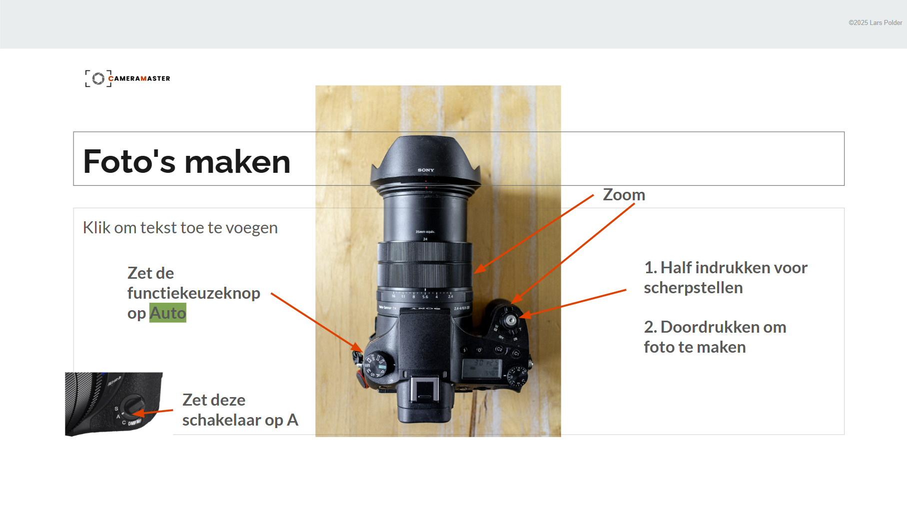 Heldere uitlleg van functies van de Sony RX10 IV