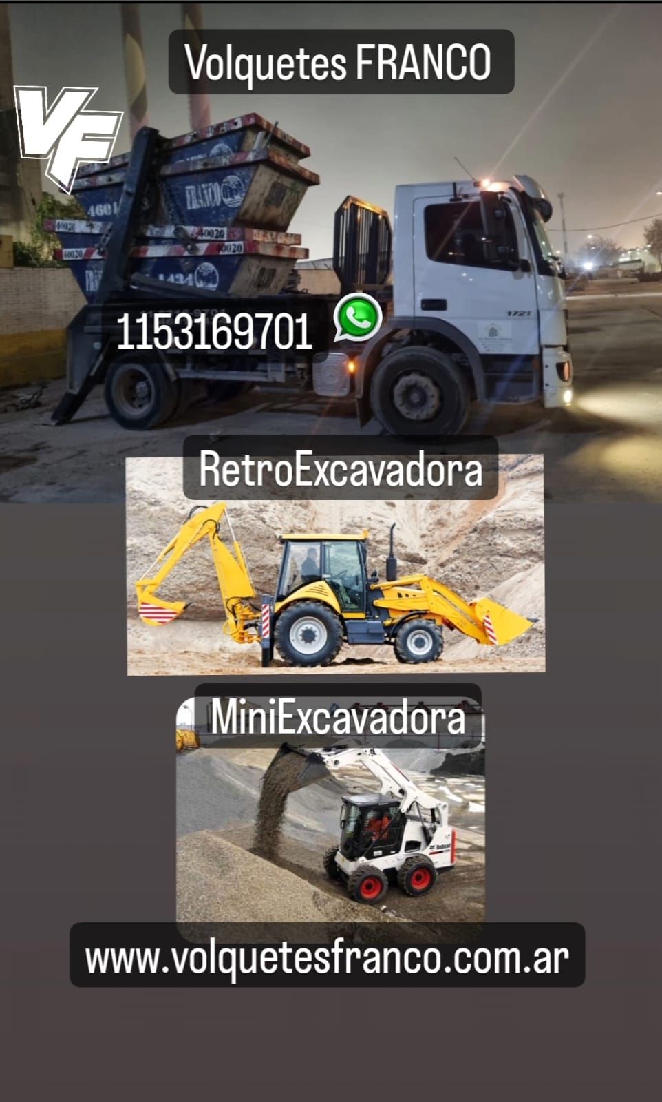 Alquiler de volquetes