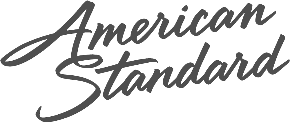 It is a black and white logo for american standard.