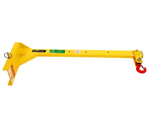 Side view of ToughLift Boom accessory off machine.