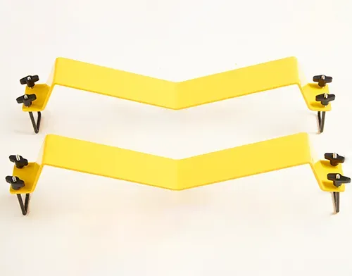 Vue en plan de l'accessoire ToughLift Pipe Cradle.