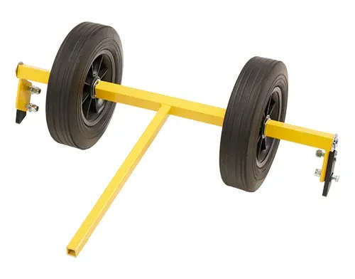 ToughLift Rough-Terrain-Radsatz nicht an der Maschine montiert.