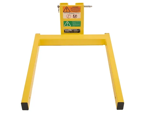 ToughLift Standard Forks not fitted to the machine.