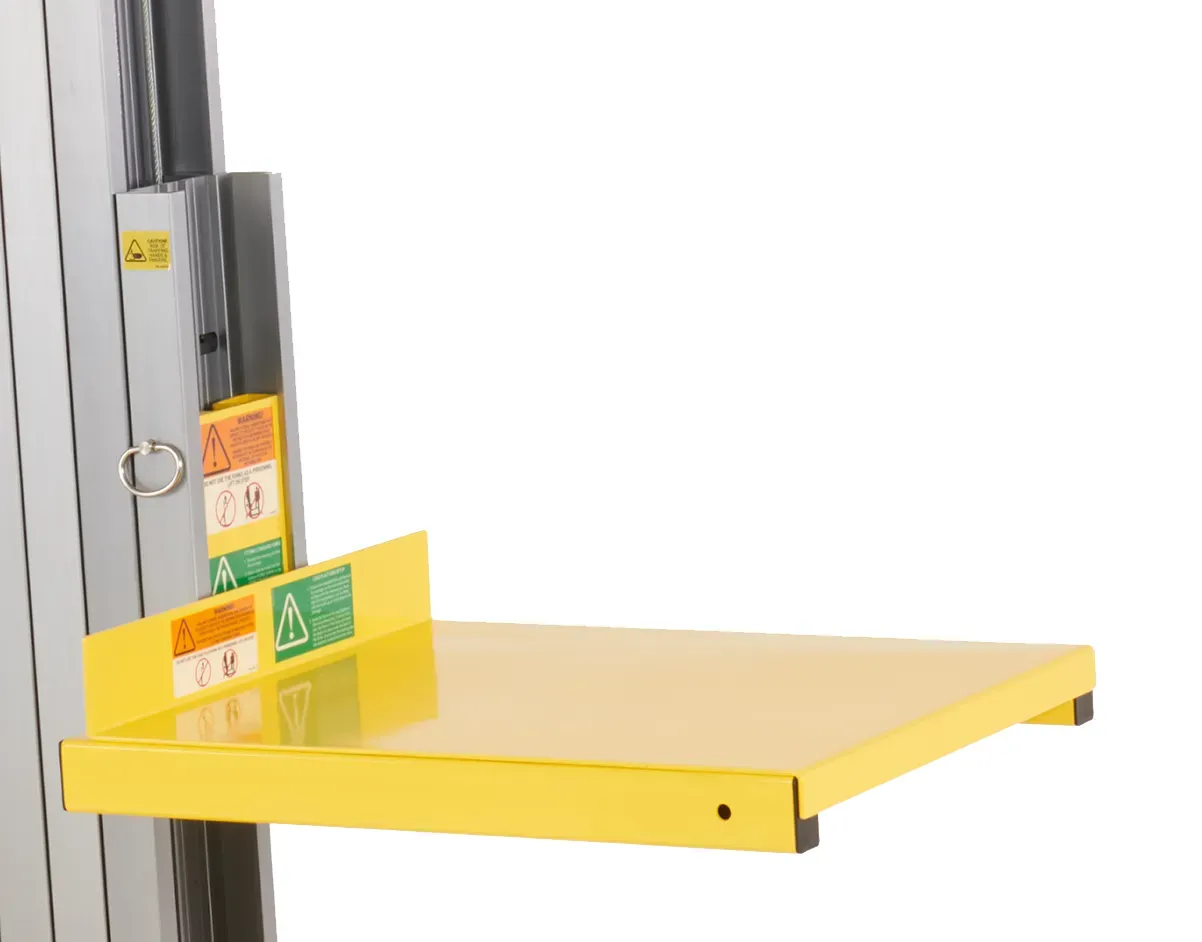 ToughLift Material Lifts Load Platform accessory unloaded.