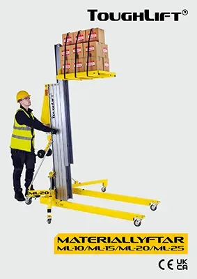 ToughLift Material Lifts broschyromslag.
