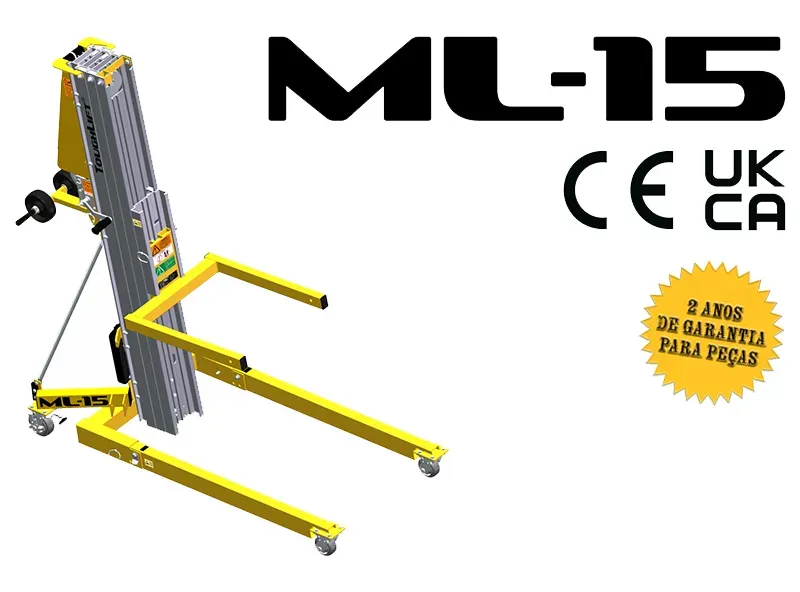Gráfico do modelo 3D ToughLift ML-15.