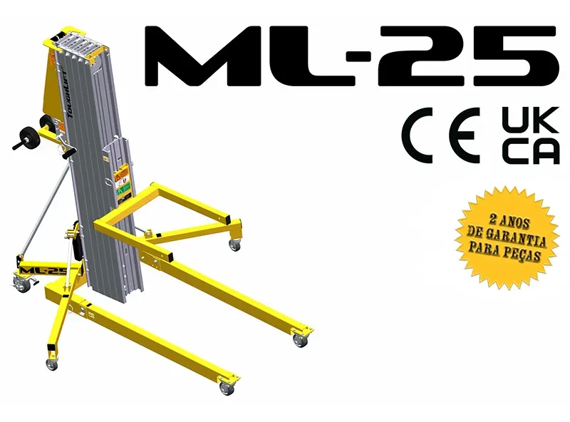 Gráfico do modelo 3D ToughLift ML-25.
