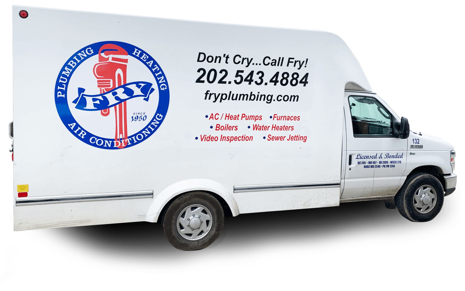 Fry Plumbing in DC Van