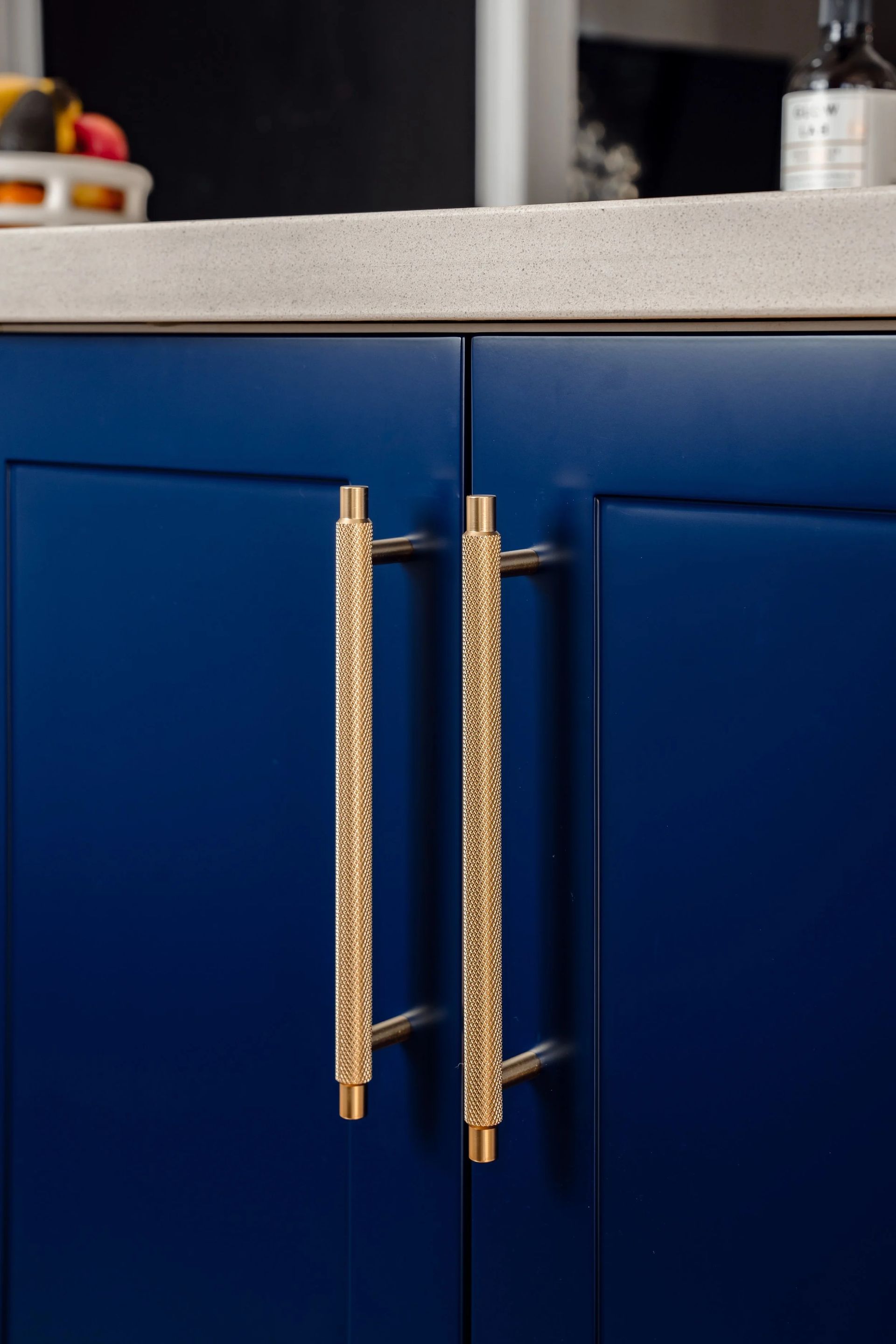Two Gold Cabinet Handles — Onyx Detailed Joinery in Unanderra, NSW