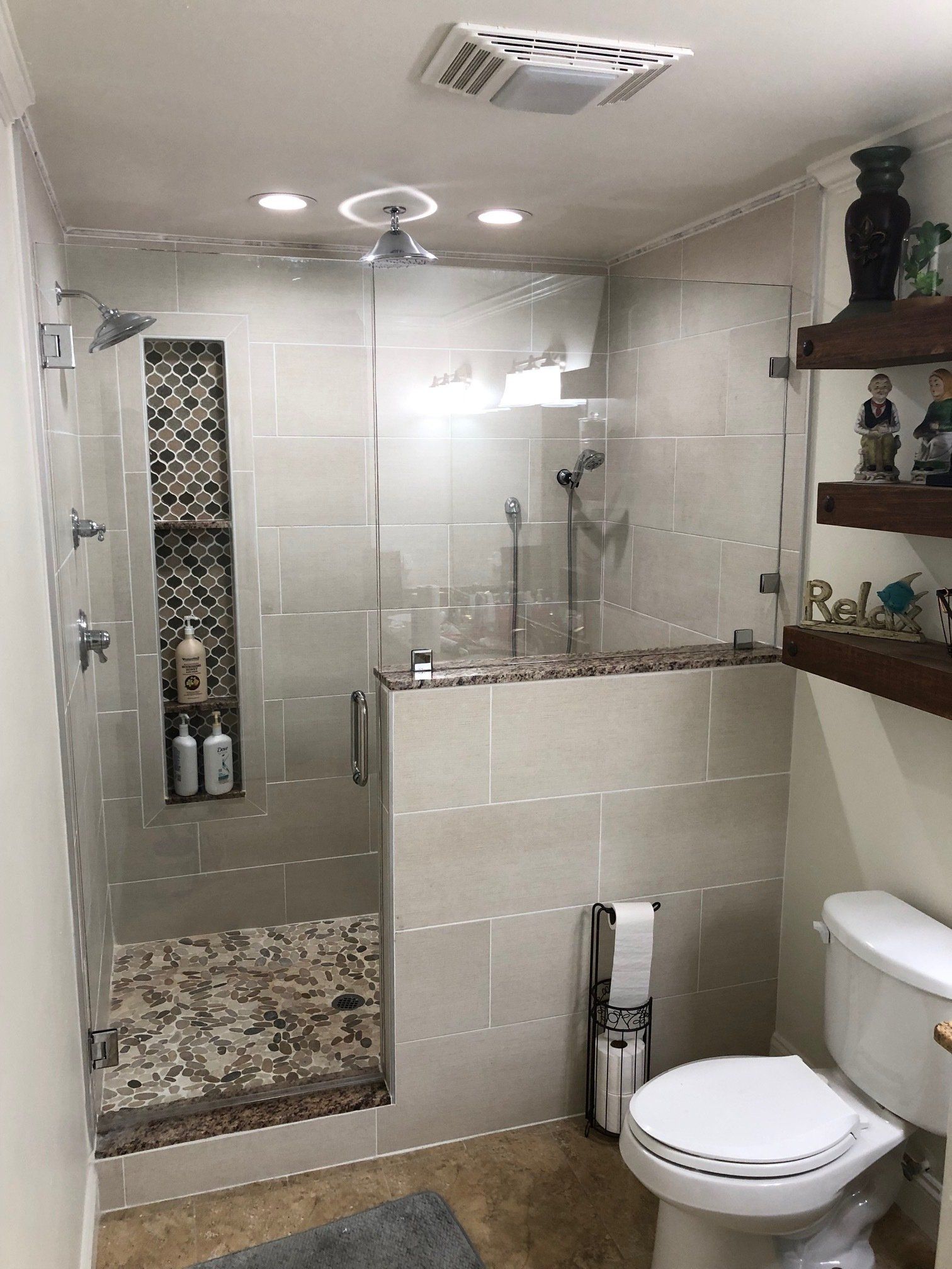 Glass Door For Bathroom— Dundee, IL — Baker Glass Works, Inc.