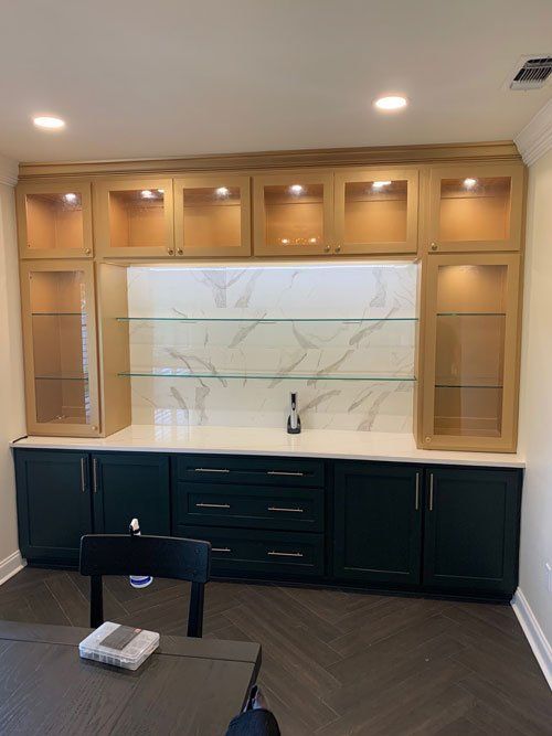 Newly Installed Cabinet — Dundee, IL — Baker Glass Works, Inc.