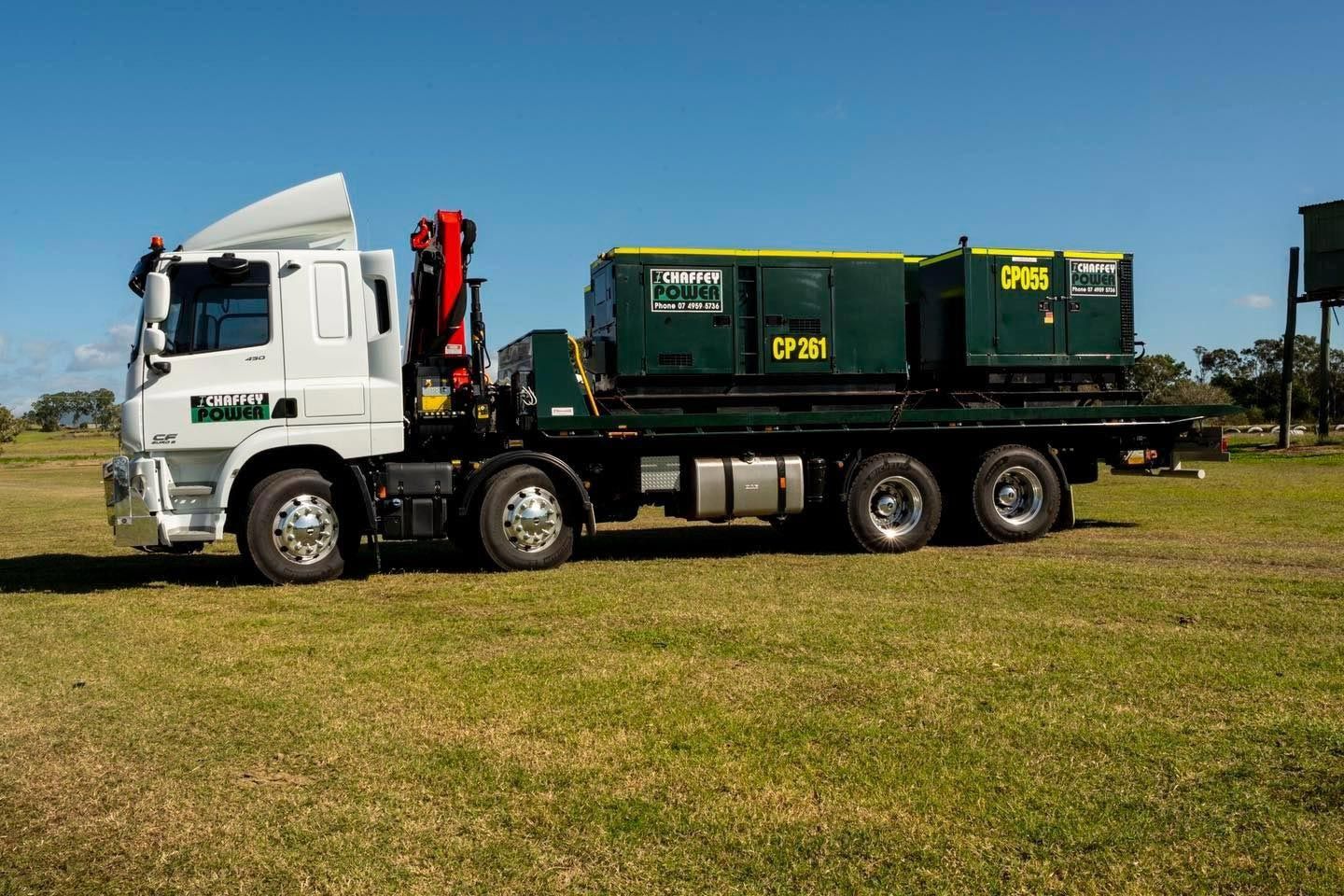 Generators For Hire On A Trailer Truck