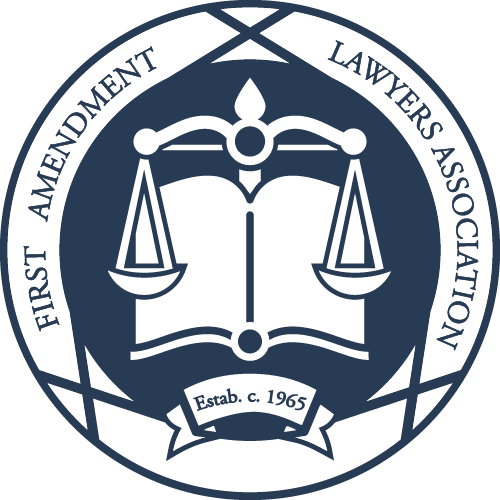 The logo for the first amendment lawyers association